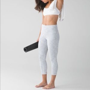 Lululemon wunder under cropped leggings